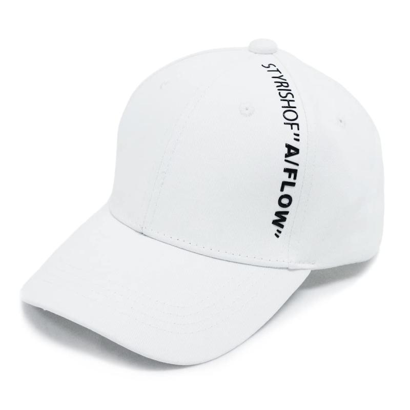 [Aiming Flow] キャップ メンズ 〔全3色/サイズ：55-59cmベルト調節/高さ：約9cm/ツバの長さ：約7.5cm〕 男女兼用可 帽子 ベースボールキャップ CAP ロゴ コットン 立体プリント アウトドア (KSH324)