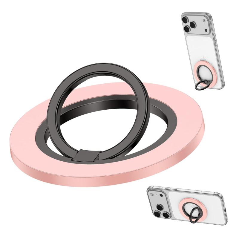 AbcPow スマホリング 携帯リング 薄型 [360°回転 ] マグネット スタンド MagSafe対応 Quick Charge 3.0急速対応:QC 3.0急速充電usbポートを搭載し、従来の充電器に比べると、4倍の速さでの充電が可能となり、対応機器がわずか35分で80%充電可能です。2.0急速充電より、40％の効率が高めます。