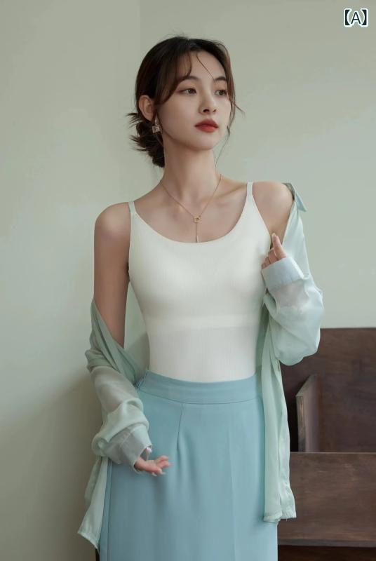 震え 音の 爆発 金は 666無 痕の 氷 糸 スト ラップの ベストの 女性の 胸の パッドの 外に 着て、 美しい 背中の 修身の 底の 上着の ..