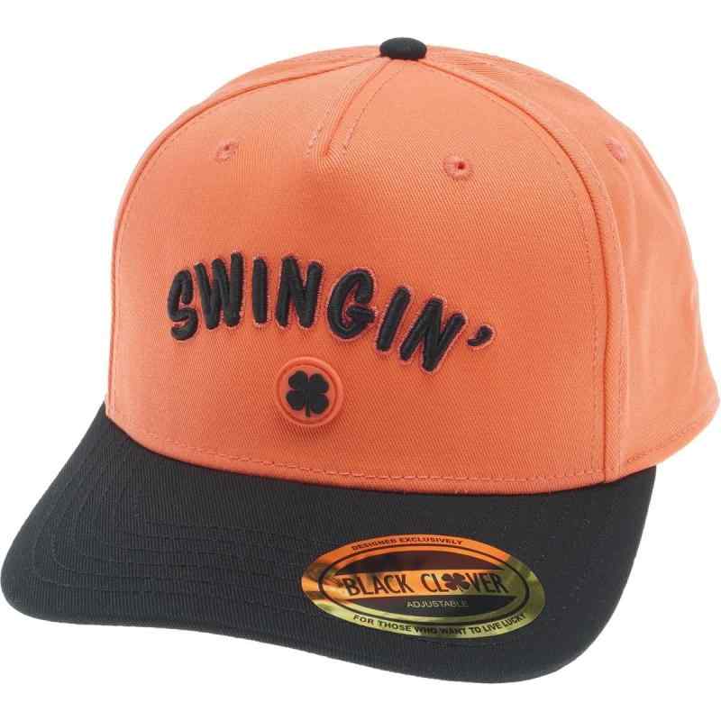 [블랙 클로버] 캡 SWINGIN BLACK/CORAL/BLACK