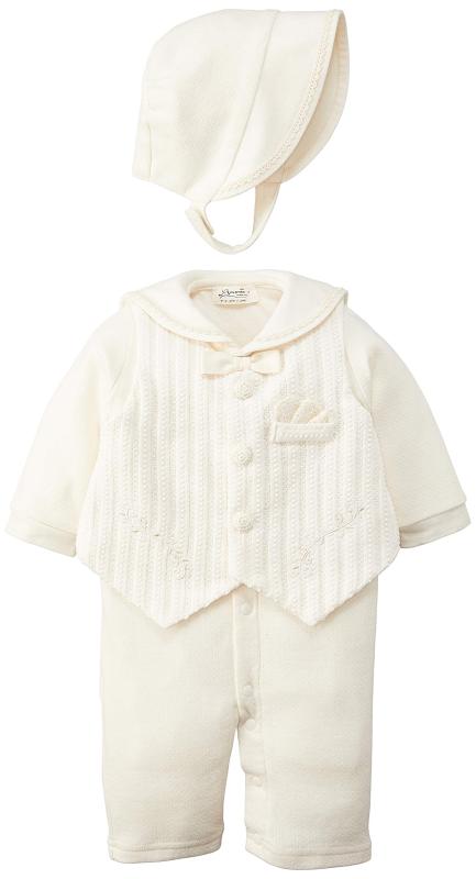 Maternity Foods - セレモニードレス/プリンス/3点セット | オーガニックコットン100％ベビー服 | Amorosa mamma CAK005