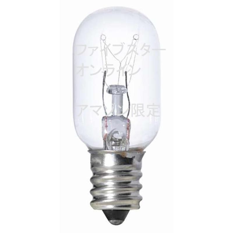 【白熱電球】ミシン用電球 100V/110V 15W 口金：E12（ジューキ対応 ロックミシン対応 ブラザー対応 ベビーロック対応 ジャノメミシン対応）
