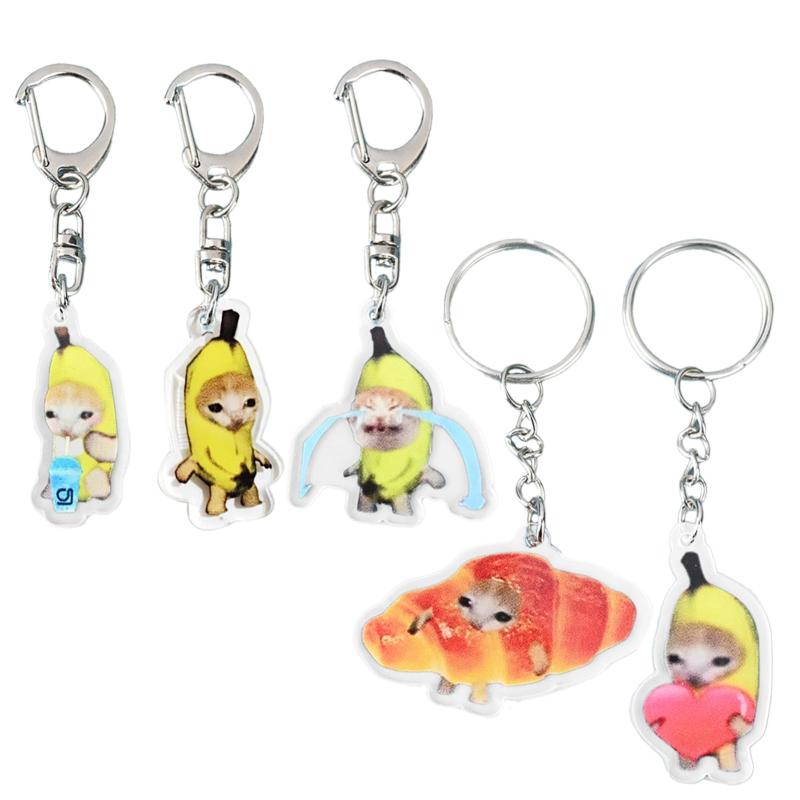 樂天商城 - [Moerstar] 猫 キーホルダー 可愛い ねこ 子猫 キーホルダー キーリング チャーム おしゃれ 金具 萌え 人気 面白い バッグ飾り コレクション プレゼント