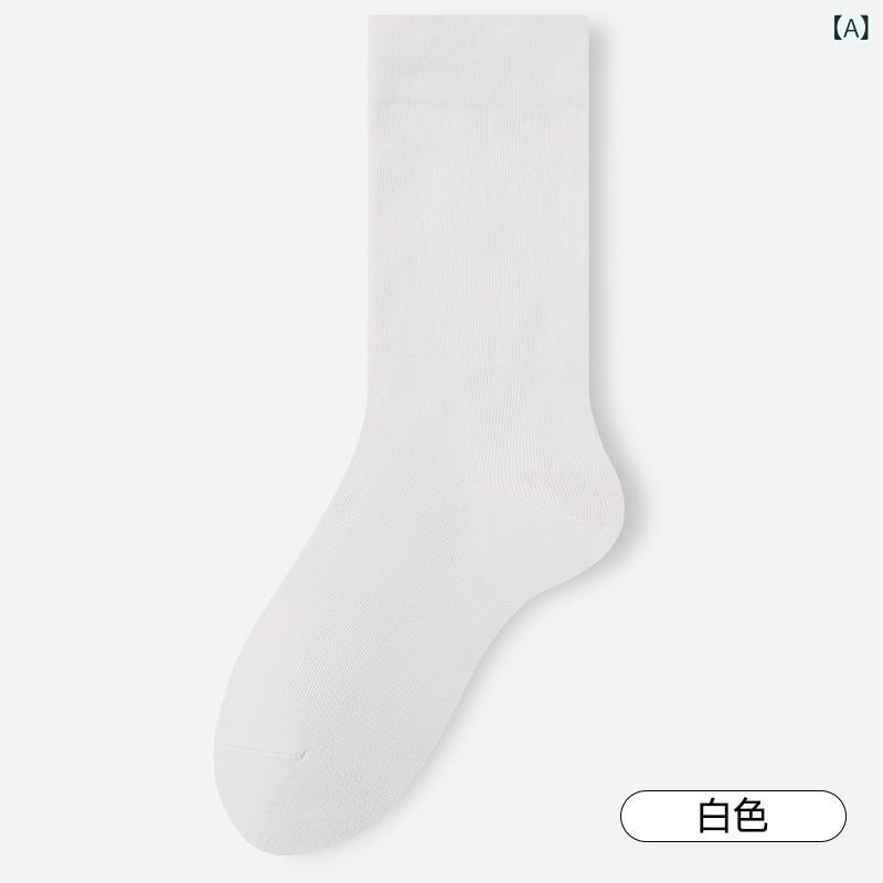 綿の 靴下の 女性は ベーケンの 靴の 秋冬の 骨が ない 中 筒の 靴下の ゆったり した 弾力の 羅 口の 抗菌の 防臭の 山の 靴下を 配合 します。