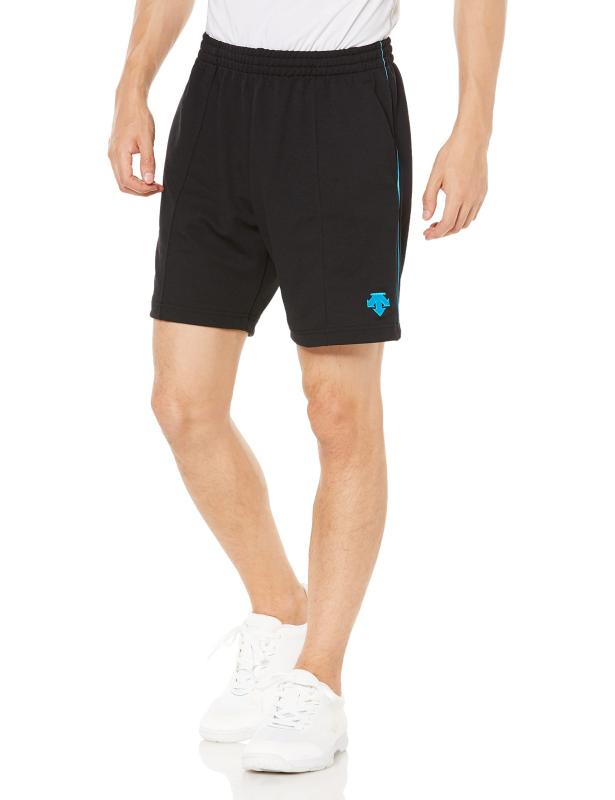 [デサント] バレーボール ハーフパンツ 吸汗 ストレッチ ポケットあり 練習 ジュニア対応 ブラック×ブルー(BBL) 140