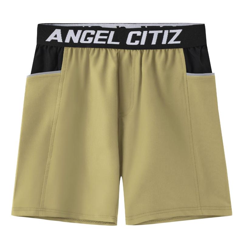 [ANGEL CITIZ] ハーフパンツ キッズ UVカット 吸汗速乾 ポケット ショーツ 撞色 男の子 女子 短パン 運動 高視認性 男の子 半ズボン スクールショートパンツ 子供 夏服 110-150cm