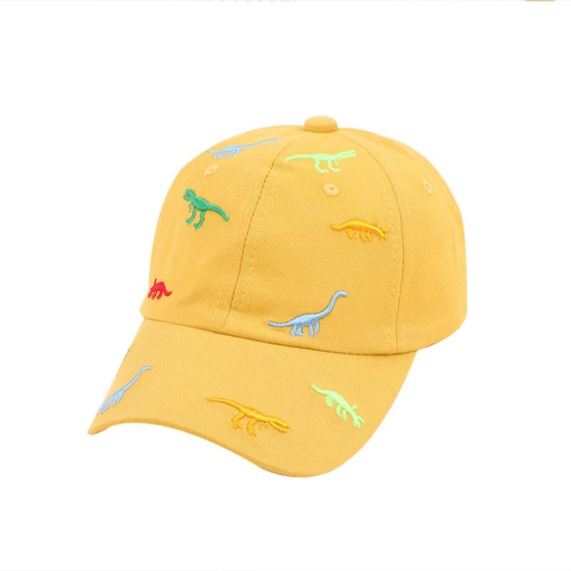 [Tidyworm] 野球帽 キッズ 日よけ帽子 子供 可愛い 恐竜刺繍 キャップ 通気性 紫外線対策 uvカット つば広ハット 調節可能 女の子 男の子 通園 通学 アウトドア スポーツ