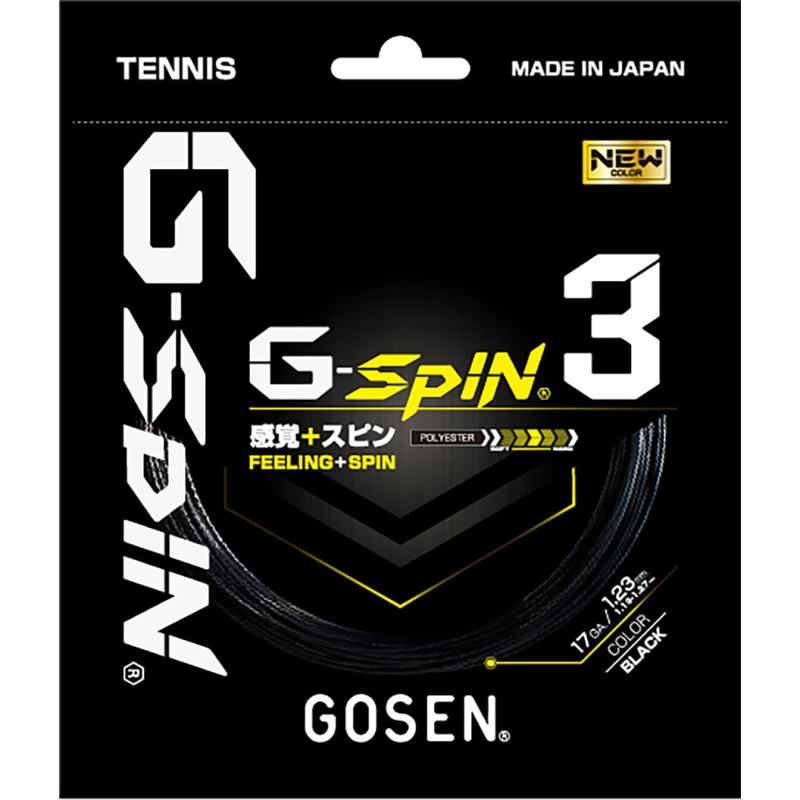樂天商城 - ゴーセン(Gosen) テニス 硬式ガット オールラウンドモデル G-SPIN 3 16L
