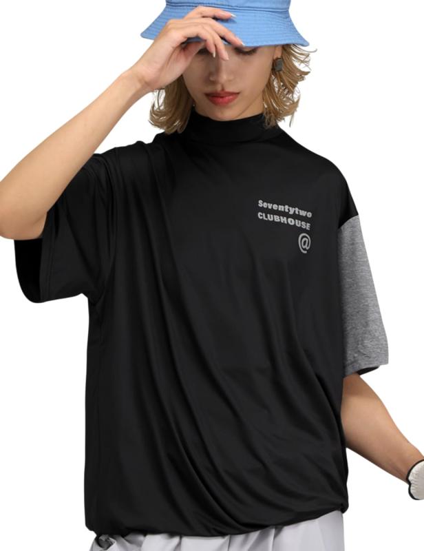 Rakuten - [アンティカ] ANTIQUA GOLF × STCH モックネックトップス ZST-00113 レディース
