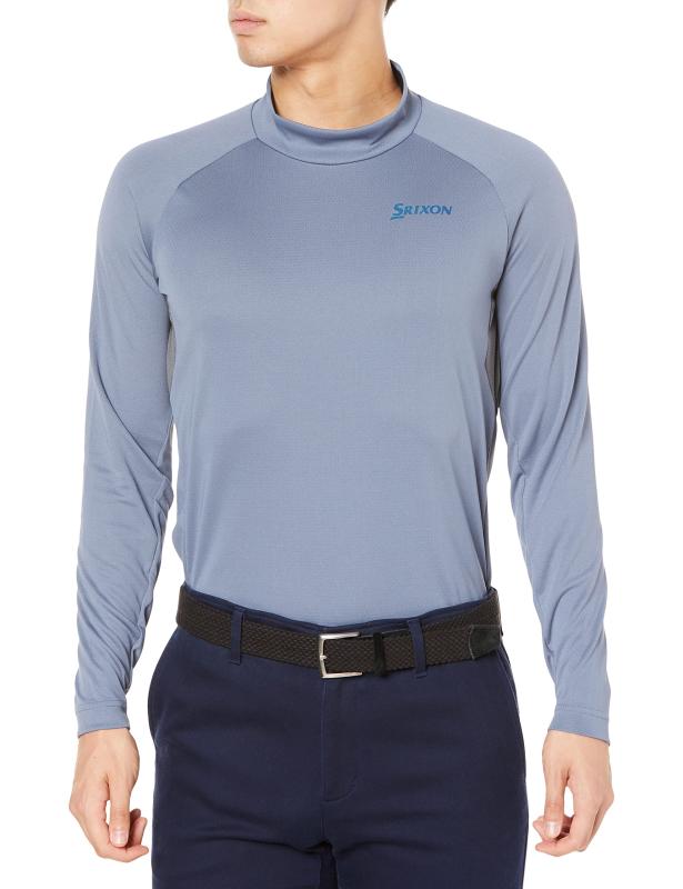 スリクソン(SRIXON) 【22年秋冬モデル】 ゴルフ 長袖シャツ【PRACTICE】 モックネック 吸汗速乾 ストレッチ UVケア(UPF15以上) 動きやすい 練習メンズ
