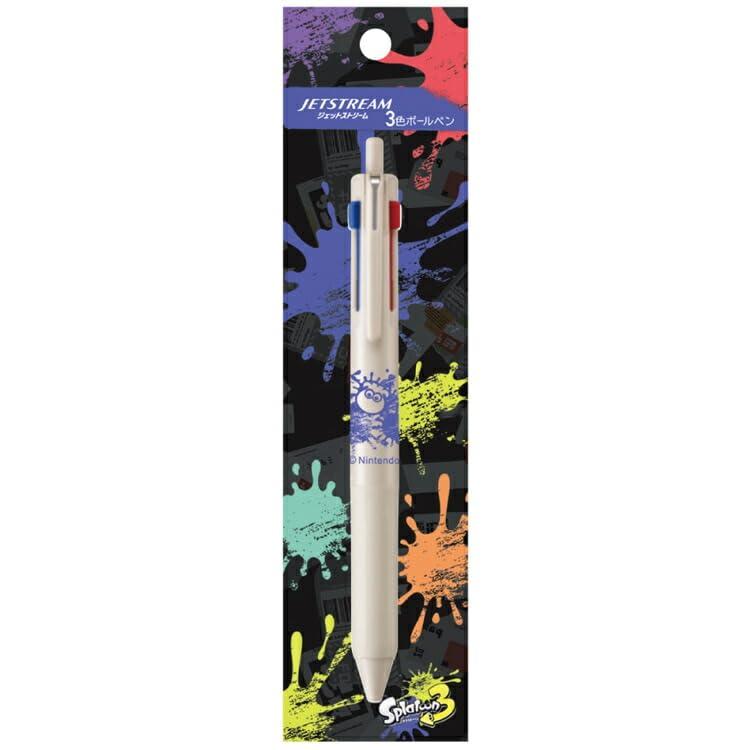 エンスカイ(ENSKY) スプラトゥーン3 ジェットストリーム 3色ボールペン (2)タコ【サイズ】約H147×W12.2×D16.6mm、ボール径：0.5mm【素材】先軸：PP樹脂、後軸：PC樹脂、クリップ：PC樹脂、鋼材【インク色】黒・赤・青【その他】ラバーグリップ付、タイプ：ノック式