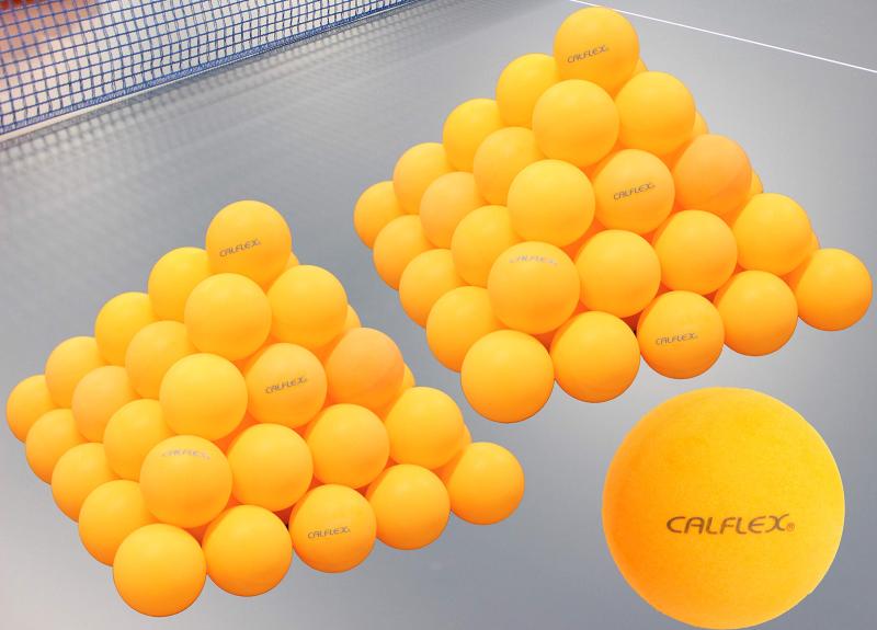 サクライ貿易(SAKURAI) カルフレックス 卓球 ボール トレ球 練習用 120球 オレンジ CTB-120 OG