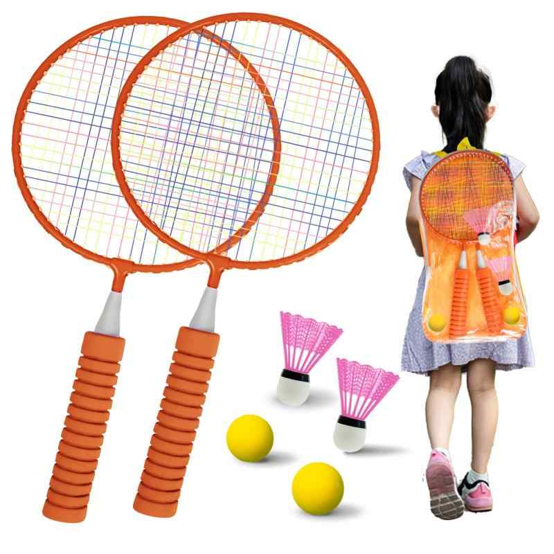 Roseddy バドミントンラケット 子供用 軽量 テニス 親子セット アウトドア スポーツ 幼児向け