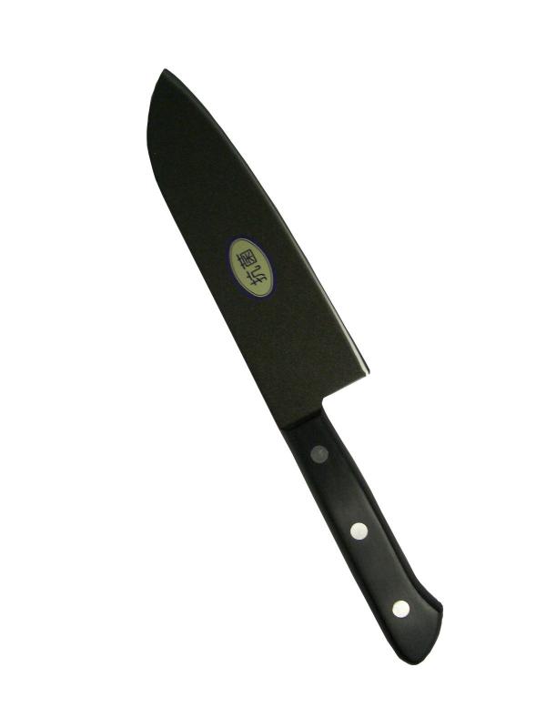 澤数馬江戸菊水ステンブラックストーン包丁 三つ鋲