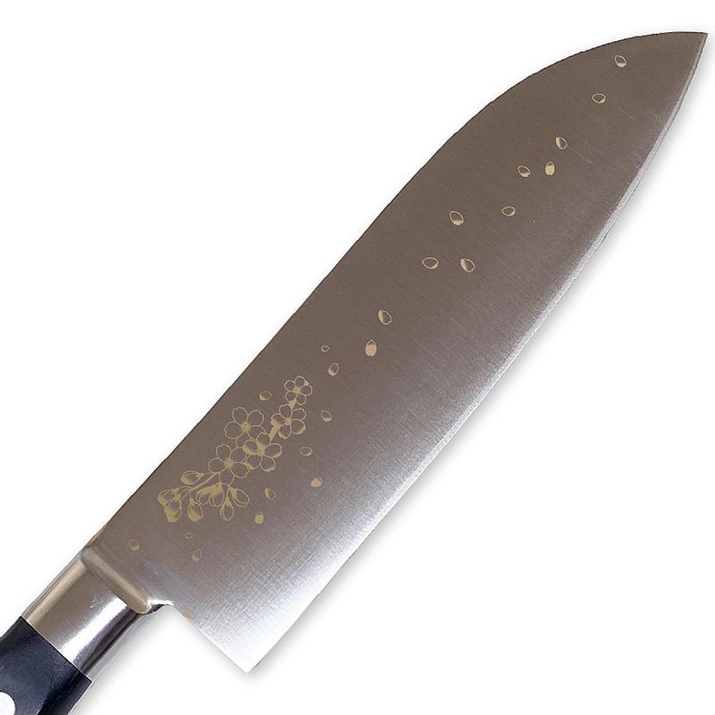 匠美風 多目的 包丁 金彩彫り 桜 三徳包丁 1...の商品画像