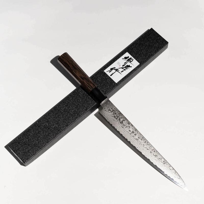 堺孝行 プレミアム・ダマスカス包丁 銀河 ZA18鋼 和筋引 240mm 07886