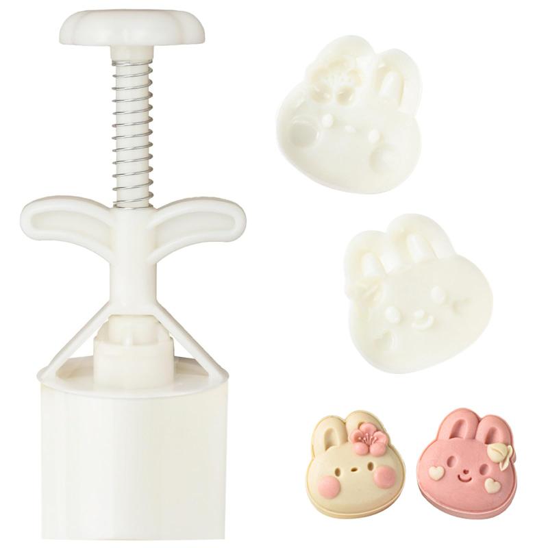 BEAUTY PLAYER 月餅型 ムーンケーキ型 月餅モールド 月餅金型プレス 手動圧力月餅 クッキー型 ベーキン..