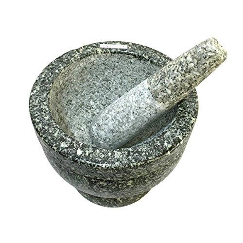 タイ王国職人手製 クロックヒン 石臼 L 石棒付き ストーンミル