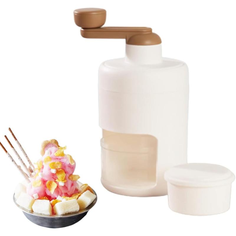 かき氷器 手動 かき氷機 操作簡単 かき氷 氷ブレーク 冷凍フルーツ アイスブレイク アイス 手回し カキ氷 製氷カップ付き 夏用 家庭用 手動かき氷メーカー 氷削り器 氷削機 ふわふわ とろと