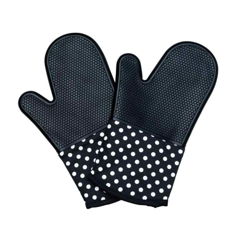 AngeliqueShop オーブンミトン 【耐熱・耐冷・防水性に シリコン素材お料理をもっと快適に】 両手 鍋つかみ 滑り止め