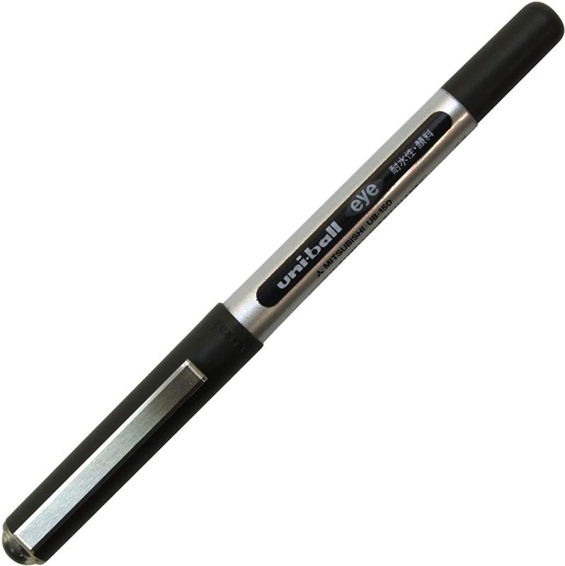 三菱鉛筆 水性ボールペン ユニボールアイ(0.5mm)【黒】 UB-150.24 【× 4 本 】三菱鉛筆 水性ボールペン ユニボールアイ(0.5mm)【黒】 UB-150.24 【× 4 本 】