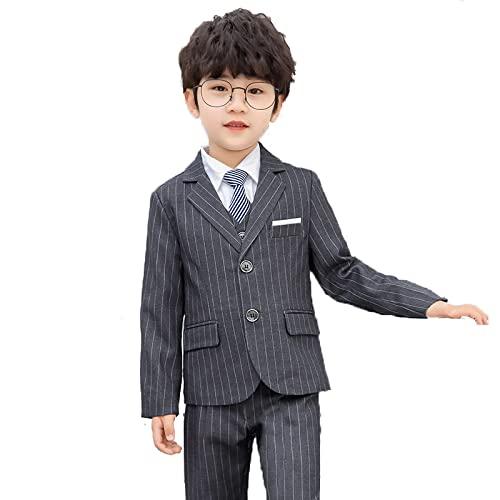 乐天商城 - [NA] ibStetes 男の子 スーツ 小学校 卒業式 スーツセット 男子 フォーマル 子供 スーツ 子供服 卒業式 七五三 結婚式 入学式 発表会 ストライプ 男の子用スーツ
