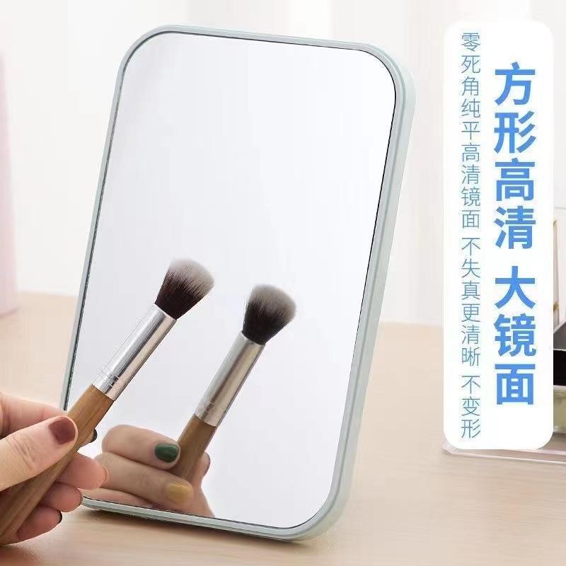 デスク トップ 化粧 鏡 折り畳み 携帯 型 小 鏡 デスク トップ 学生 寮 用 ins 風大 サイズ 化粧 鏡