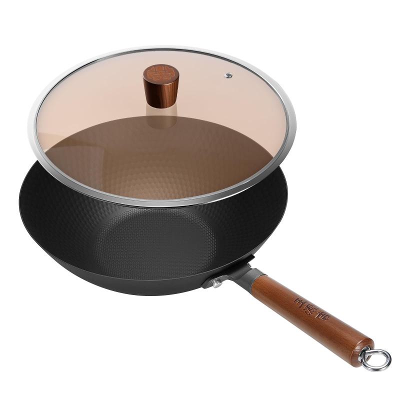 WANGYUANJI 軽量中華鍋, 30cm, 深型