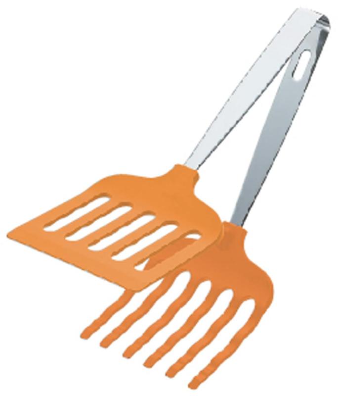 田辺金具 マルチグリルトング 中 オレンジ 2044