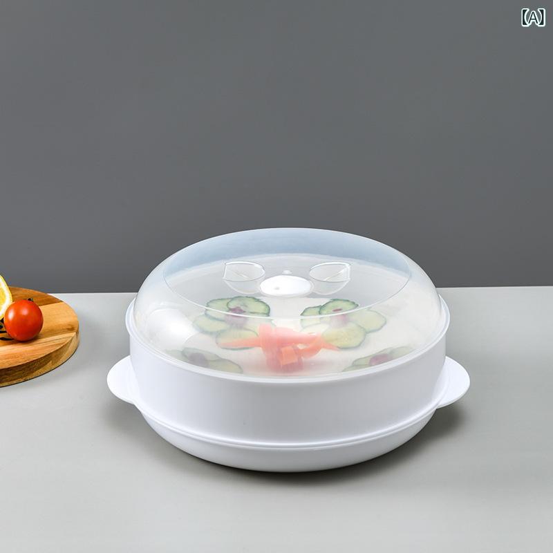 Ih Incompatible - 電子 レンジ 専用 蒸し器 蒸し ケースホットマントー 加熱 容器 蒸し ご飯 多目的 所 水たまり 収納 バスケット