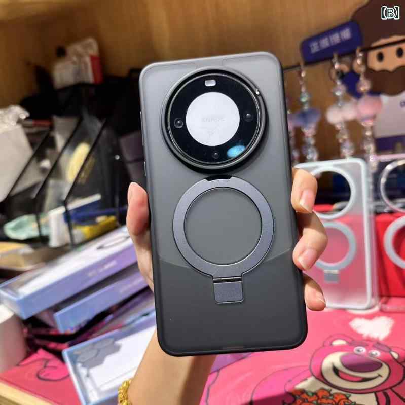 精 甲 シリーズは サポート 付きの 磁気は すりつぶした 肌 感の 柔らかい 辺の 箱を 吸収 して ファー ウェイの MATE 60 proの 携帯 電話の 箱に 適用 します。(x2)