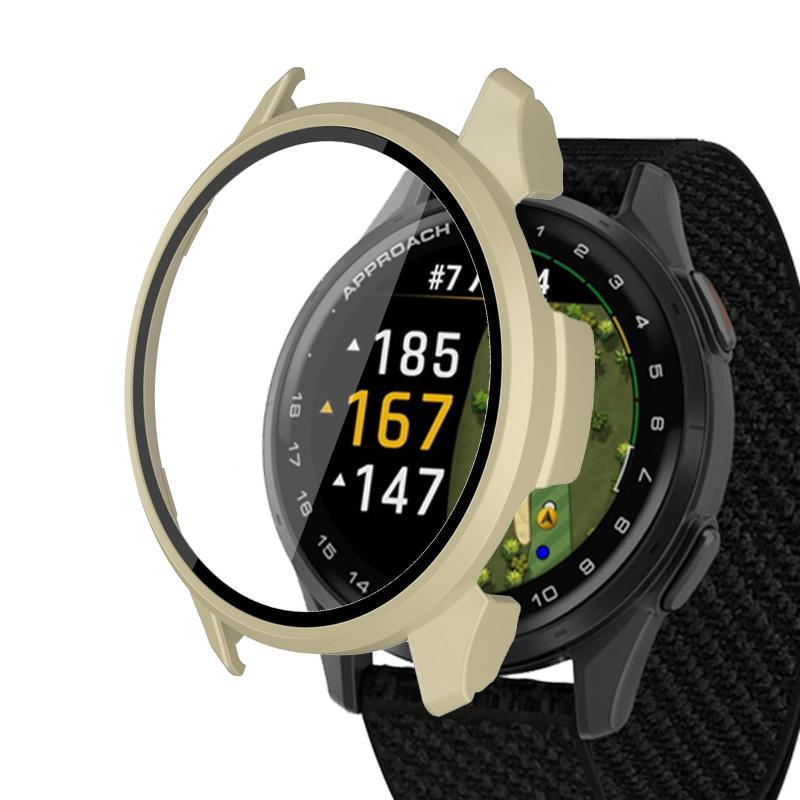 樂天商城 - GARMIN Approach S50 用 ケース 保護カバー フルカバー保護 防水 一体型 新デザイン 3D直角エッジ SpinoArmor 超薄型 高透過率 全面保護 装着簡単 高耐久 耐衝撃 落下防止