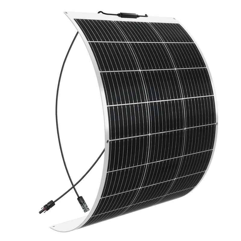 XINPUGUANG 100W ソーラーパネル 単結晶 フレキシブル 柔軟 極薄 軽量 携帯便利 RV キャンピングカー 船舶 テント アウトドア 住宅 防災などに活躍