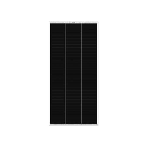 影に強い GWSOLAR 120W 太陽光パネル1枚入り 変換効率20.8% RENEW 全並列ソーラーパネル【12V充電: 電圧19.2V/電流 6.25A】単結晶PERC 太陽光パネル/汚れ【EL検査複数回実施・細長コンパクトサイズ：1