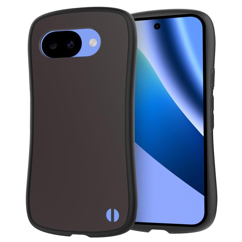Manlyee Google Pixel 10a 対応 ケース 耐衝撃 落下防止 耐久性 ストラップホール付き TPUソフトカバー 滑り止め グーグル ピクセル 10a 対応 スマホケース (ブラック)