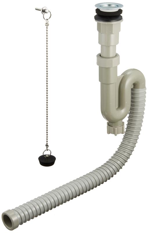Rakuten - SANEI(サンエイ) アフレ付Sトラップホース ジャバラ 位置決め簡単 パイプ径32mm 樹脂製 PH786-32