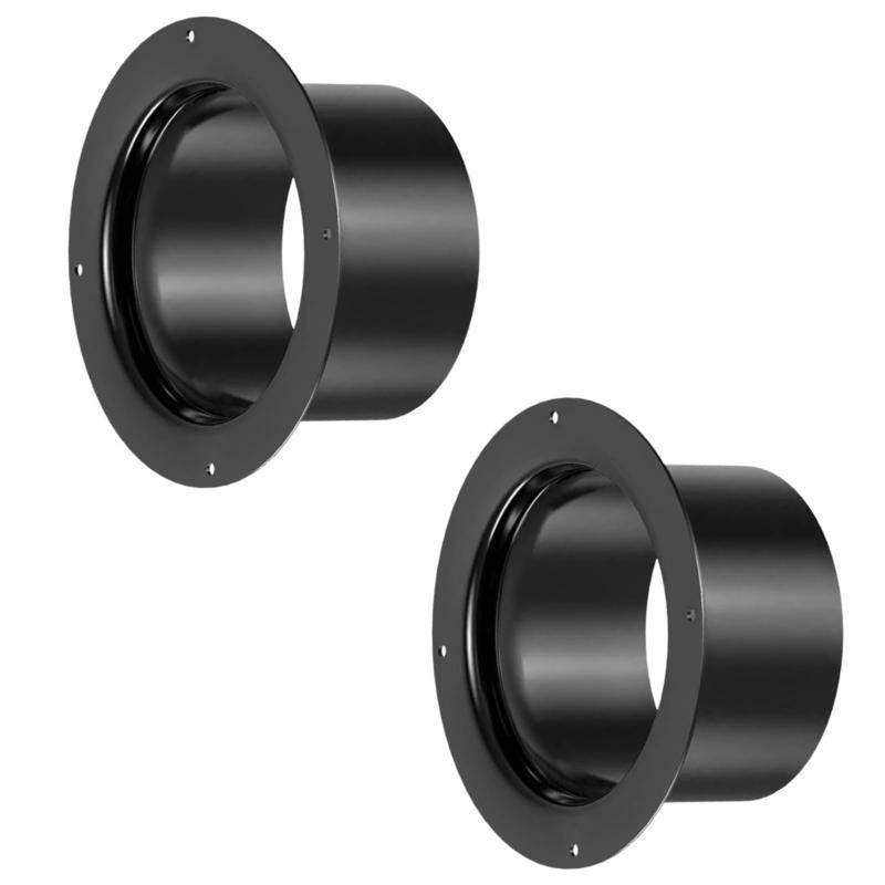 Letics 配管フランジ 排気ダクト コネクター アダプター 換気 ダクトホース 接続 ABS樹脂製