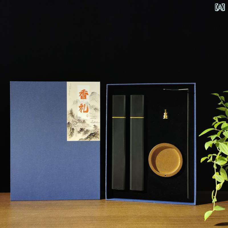 天然 線香 メーカー 卸売り 線香 セット 芽 庄 沈香 インド老 山 檀 臥 合 香 薫香 道