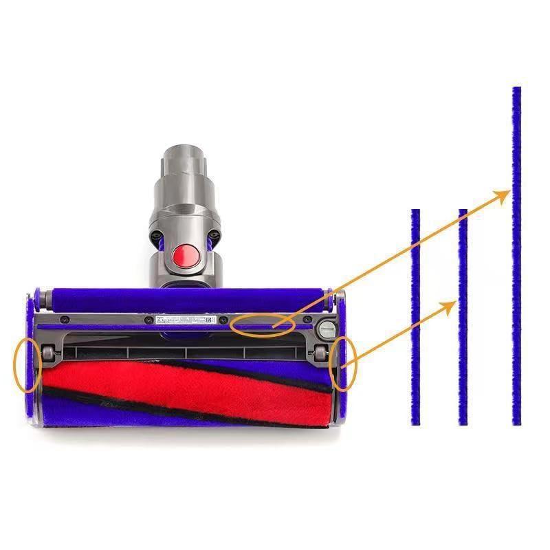 ダイソン 掃除機 パーツ プラッシュストリップ ダイソン掃除機アクセサリー V6V7V8V10V11対応 お得な消耗品3個セット