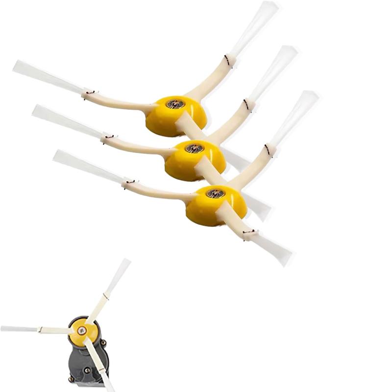 ルンバ用ブラシ 3本 500/600/700/800/900シリーズ対応 互換品 ロボット掃除機付属品交換 ねじ付き