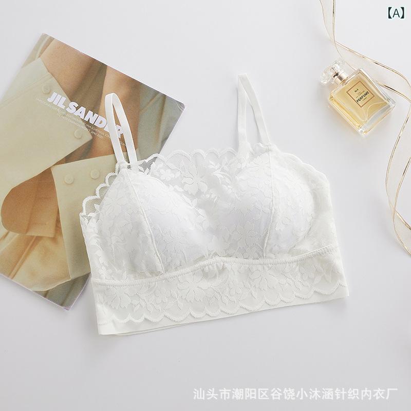 春の 夏の新 商品 レースの 美 背は 胸の 氷の 糸を 拭いて 固定の 杯の 小さい サスペンダーの ベストを つなぎます。