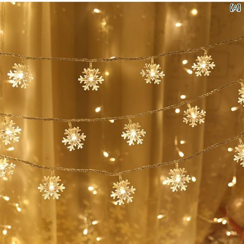 Rakuten - LED 雪 花 灯は クリスマスに イルミネーションを 飾って います。