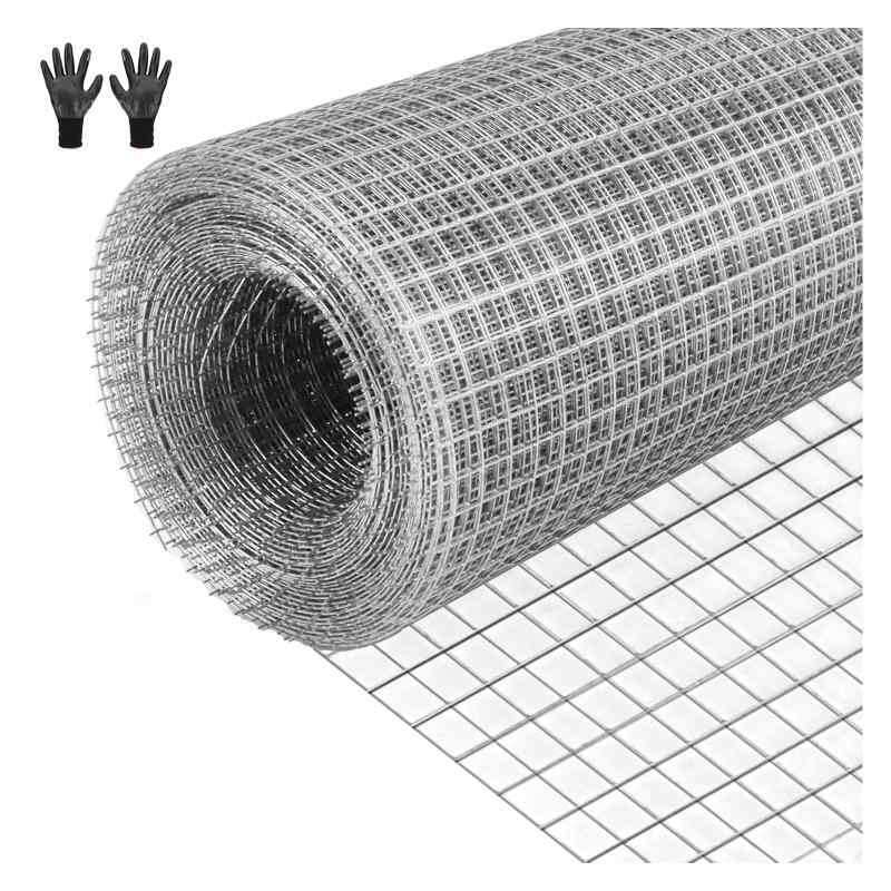 乐天商城 - JAHOMFAI げっ歯類メッシュ(400mm x 6m) ワイヤメッシュパネル、亜鉛メッキワイヤメッシュロール、げっ歯類メッシュネズミ、マウス、リス&鳥のアクセスの内部および外部の害虫予防