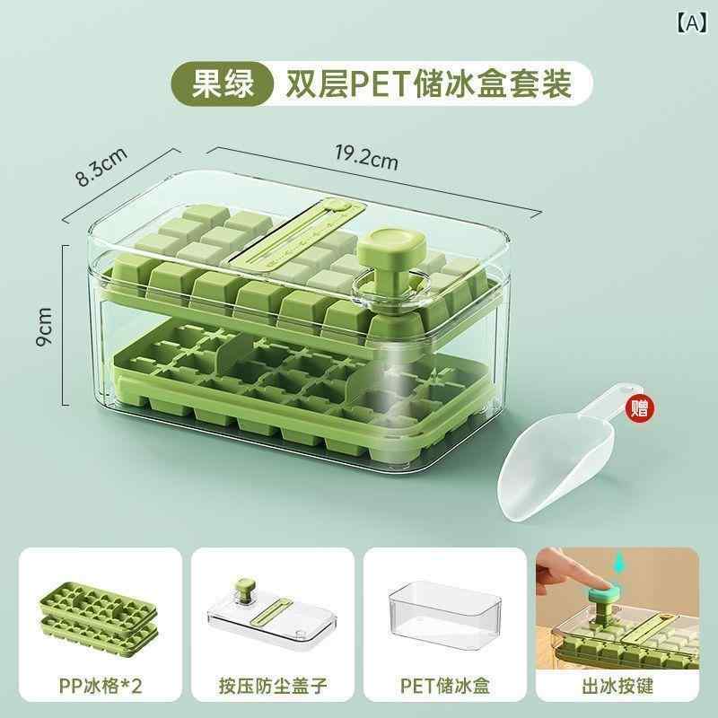 氷の 鋳型の 食品 級の 氷の 格は 箱を 押して 冷凍 して 氷の 模型の 家庭を 製造 します。