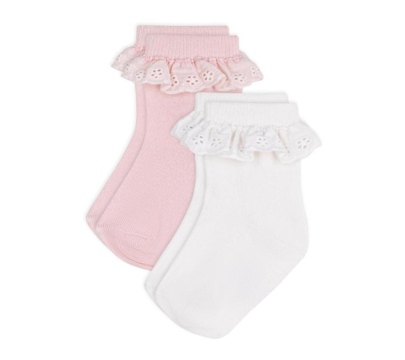 Maternity Foods - [プチバトー] フリル付きソックス2枚組 A0FW1