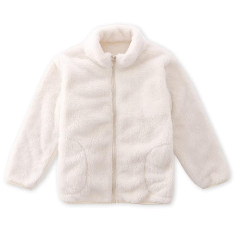 [Kayiyasu] ボア ジャケット キッズ フリース 女の子 男の子 アウター コート ジュニア ボーイズ もこもこ ガールズ 子供 春 秋 冬 通学 通園 100-180 親子服