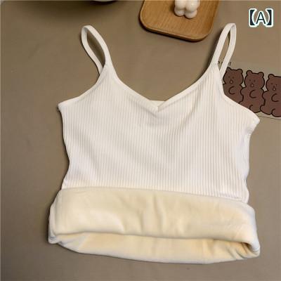 秋冬の 新型 保温 ベストの 女性は 厚い ベルベットの ノースリーブの スト ラップを 身に つけて、 学生の 防寒 女を 倒す(x2)