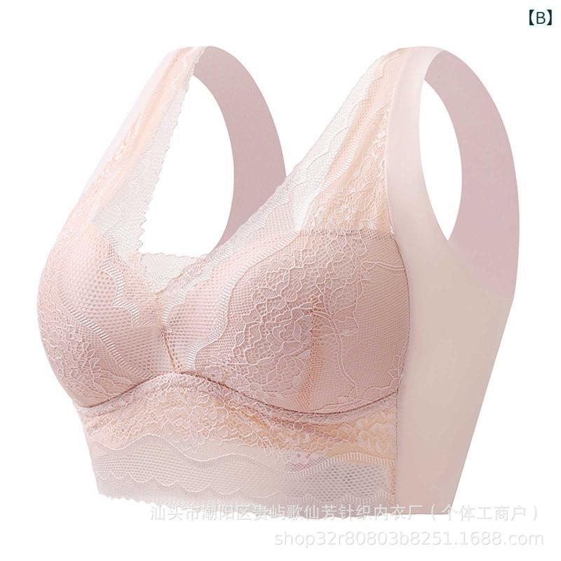 V ネック レース無 痕 美 背 下着 女性大 胸 顕 小 防 光 女性 ベストが 睡眠 ブラジャー 女性を 集めて いる skylight-10447007 スカイライト サンプル画像2
