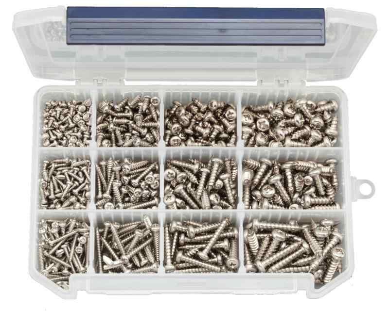 Rakuten - 3-6mm ナベ頭 タッピングビスセット(ステンレス製)