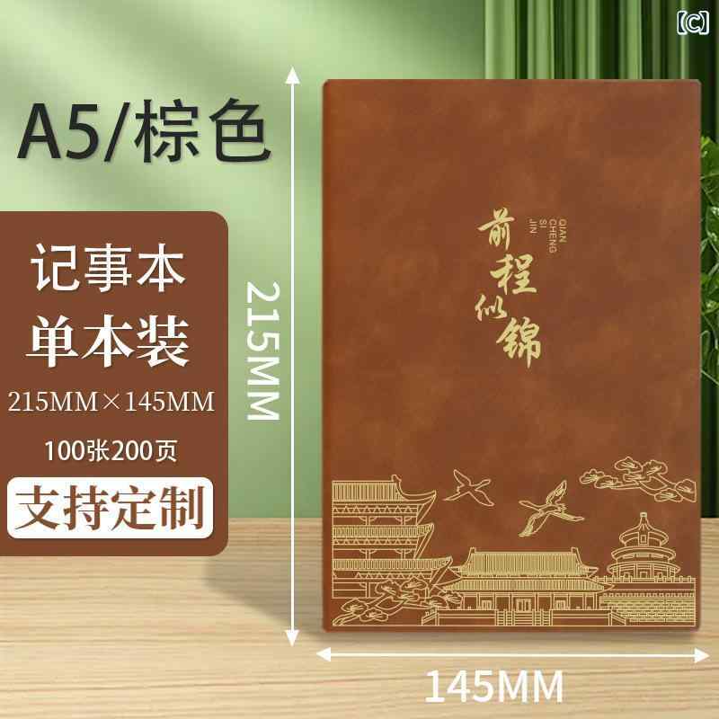 スカイライトのA 5 ノートの オーダー メイド 高 颜値 厚 ノート 学校 会議の 賞品は 大学生の 卒業 記念 品を 記録 します。｜アングル3